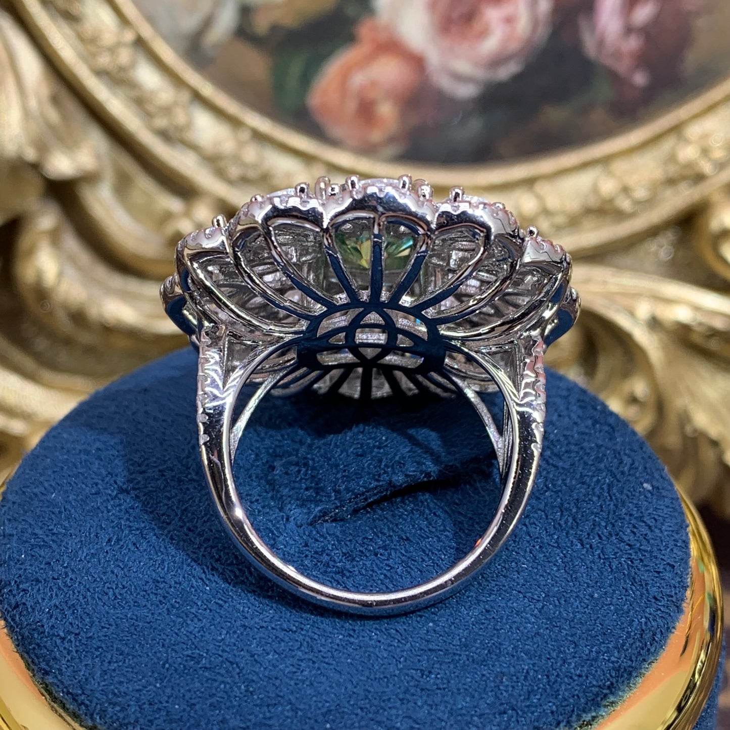 (Madeline)「Buy 1 get 1 Necklace and 1 ring for free」3CT Moissanite 925 Sterling Silver Ring