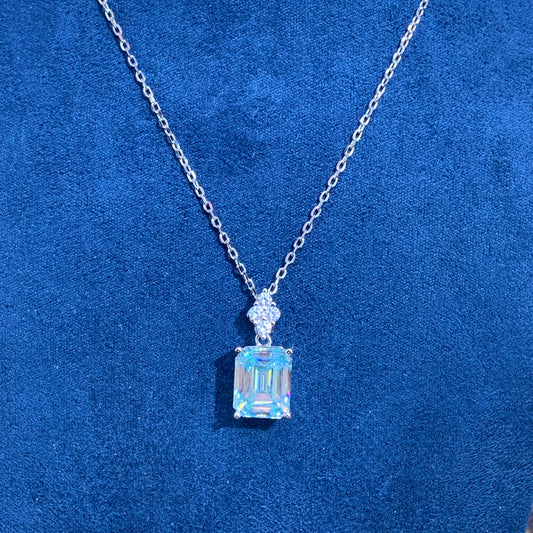 (Melisa)4CT 925 sterling silver moissanite necklace