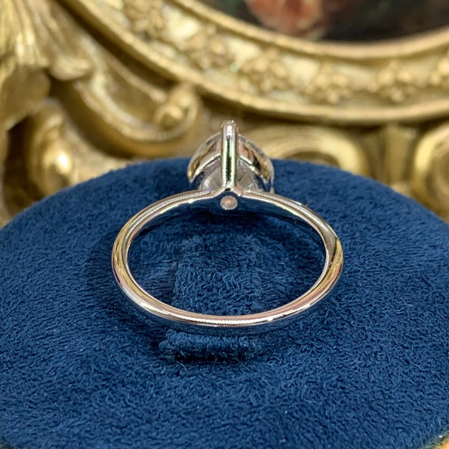 (HEART) 「Buy 1 get 1 band ring for free」2CT Moissanite Gemstone 925 Sterling Silver Ring