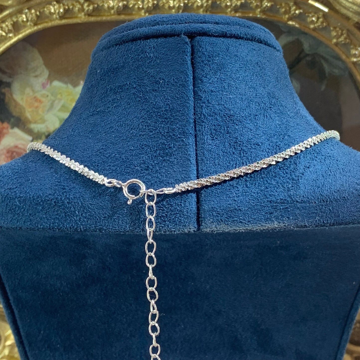 1CT 925 sterling silver moissanite necklace