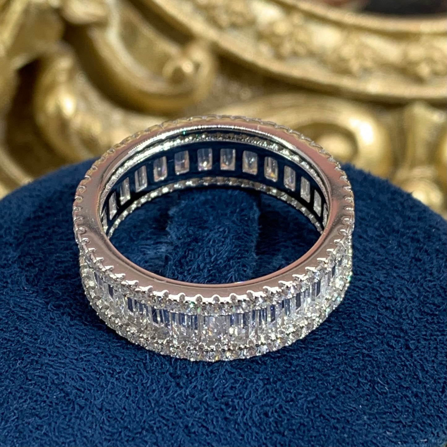 (Janizh)Artificial Gemstone S925 Ring