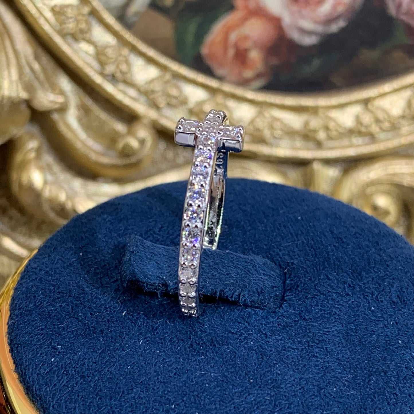 Artificial Gemstone S925 Band Ring 2