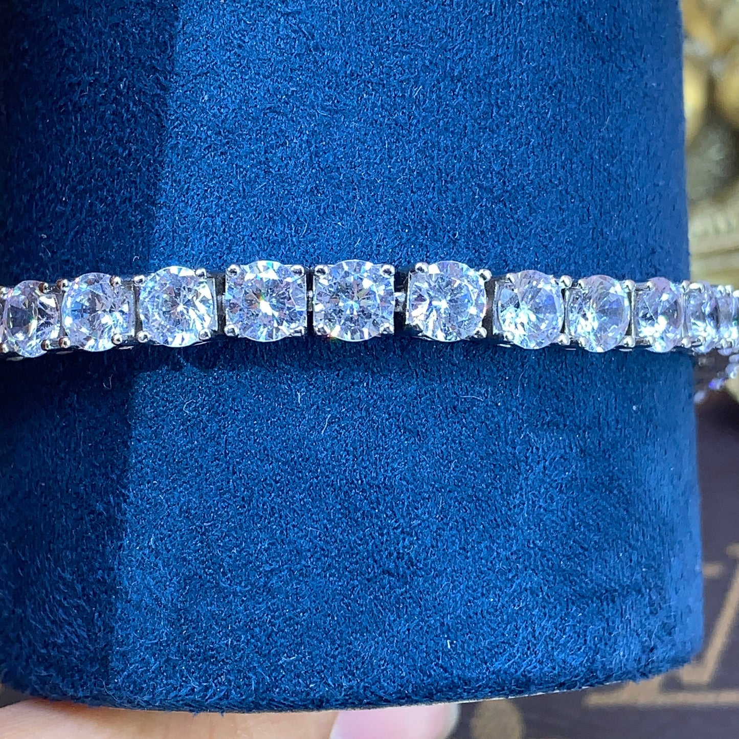 Moissanite 925 Sterling Silver bracelet