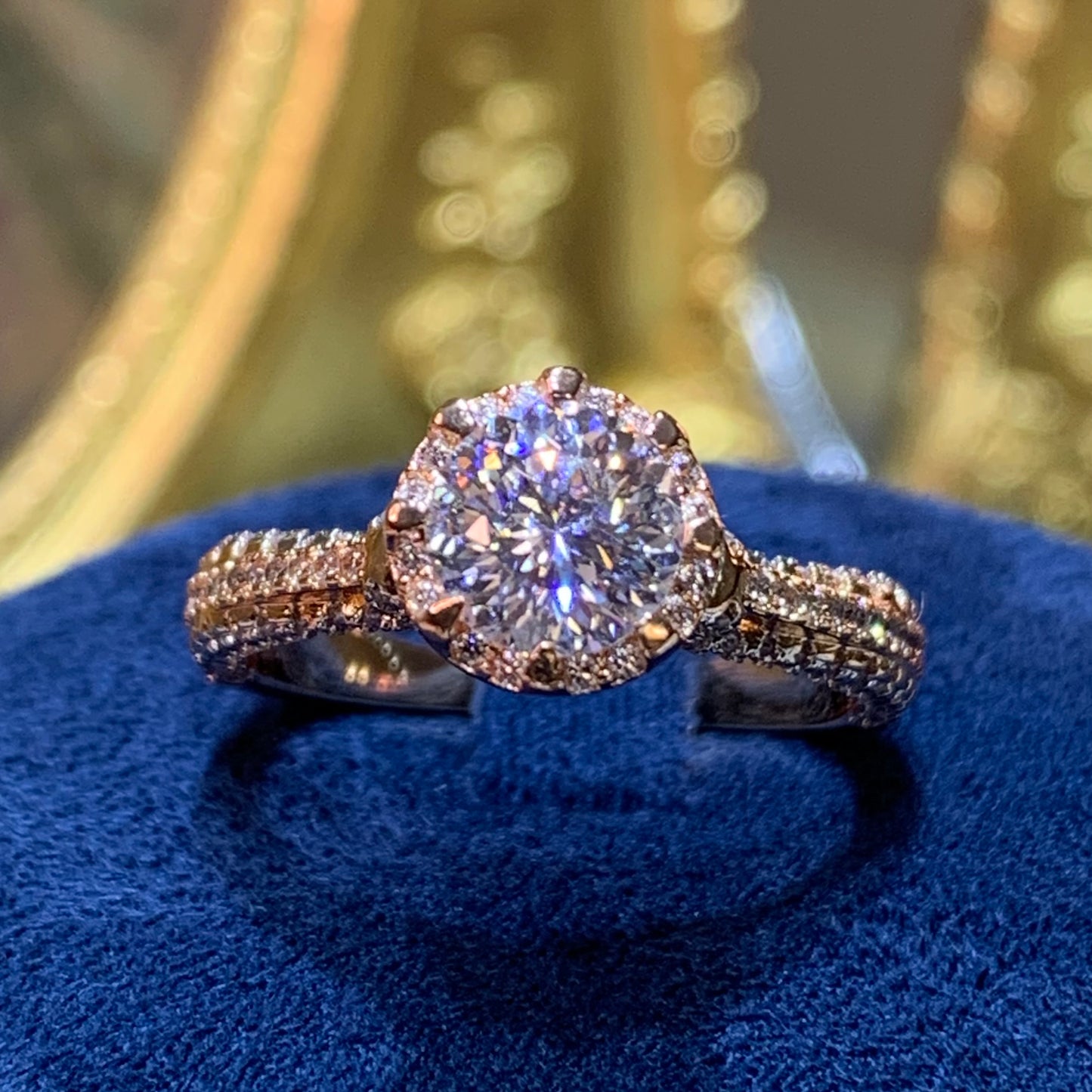 (BOWKNOT)1CT Moissanite ring